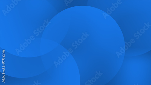 Royal blue color multiple circular shapes simple and elegant futuristic geometrical background 