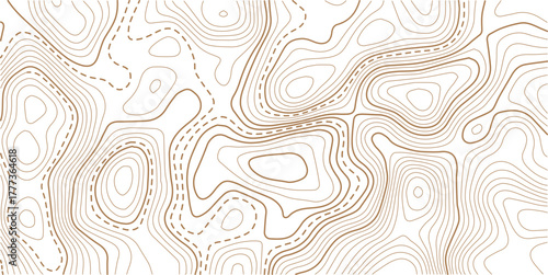 Topographic gold luxury map background. Geographic abstract pattern. The topo contour or wallpaper.topographic line contour map background, geographic grid map, stock vector illustration