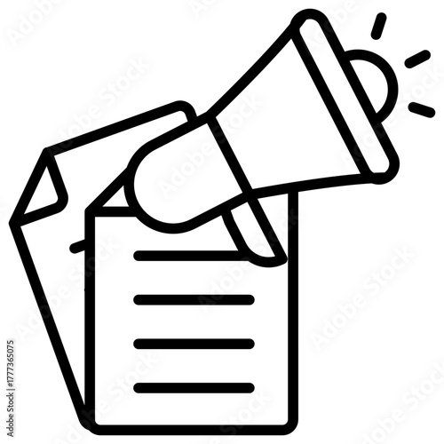 Publication Outline Icon