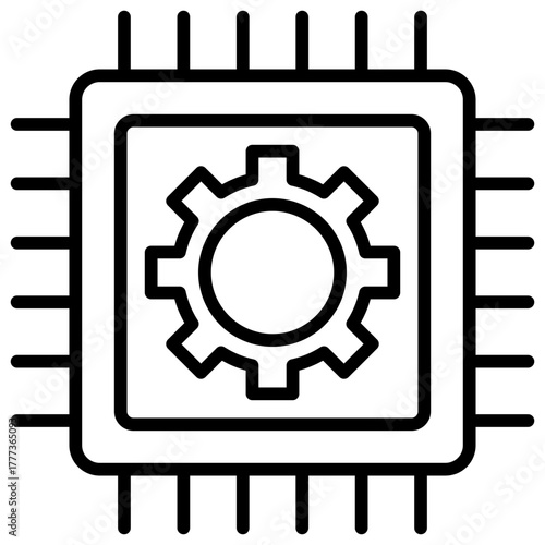 Hardware Outline Icon