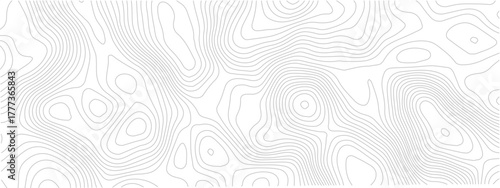 Abstract topographic map background seamless vector pattern of contour lines geography and cartography concept for presentations and creative projects
