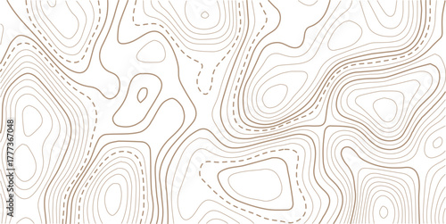 Topographic gold luxury map background. Geographic abstract pattern. The topo contour or wallpaper.topographic line contour map background, geographic grid map, stock vector illustration