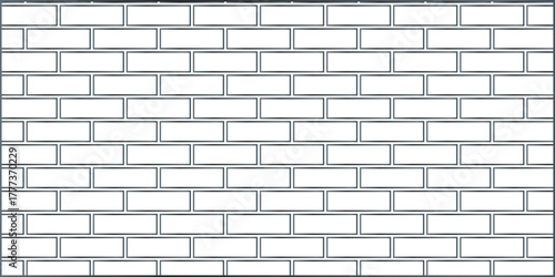 white brick wall texture and solid bricks seamless pattern background.	
