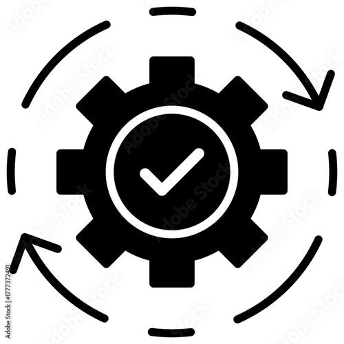 Processing Solid Icon