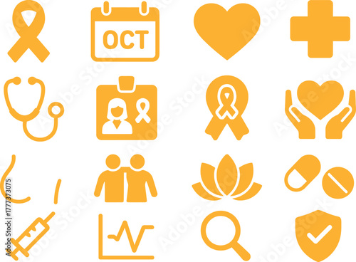 oncology awareness artwork, cancer research illustration, health education design, wellness 