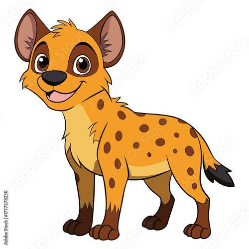 Hyena Color Vector Illustration