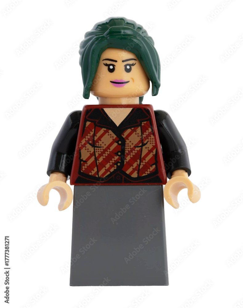 Obraz premium Dortmund - Deutschland 4. November 2025 - Lego Figur Makino der Serie One Piece - Studio Aufnahme
