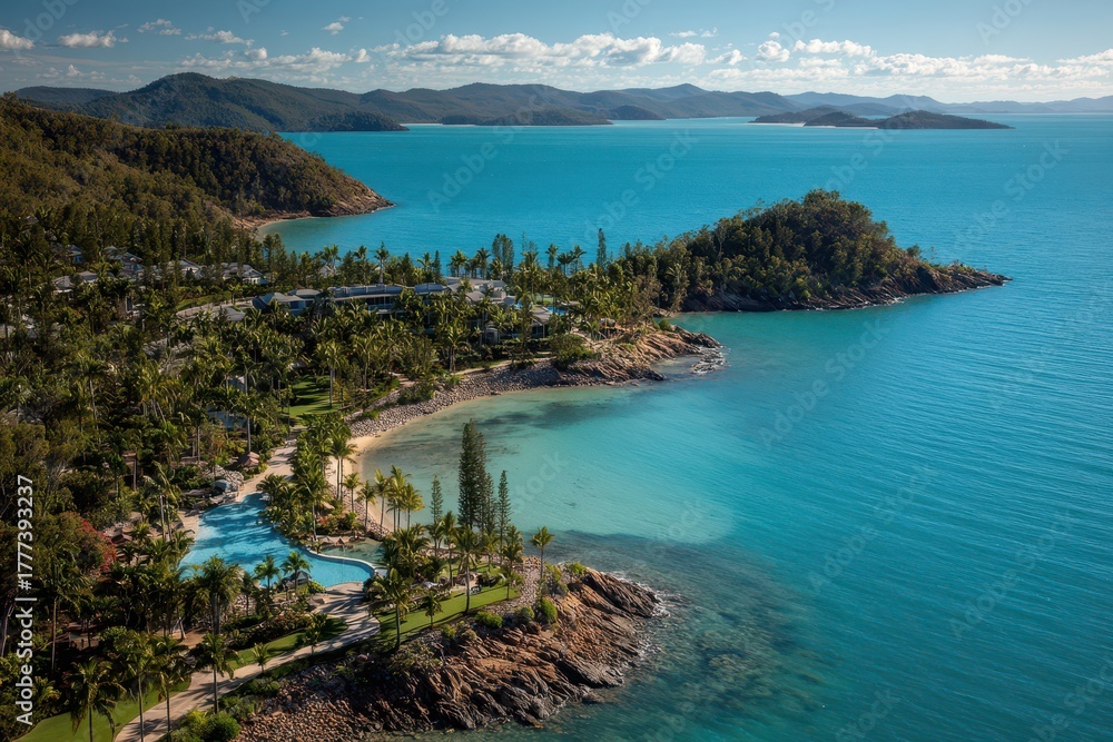 Obraz premium Hamilton Island, Queensland, Australia: The Ultimate Tropical Resort & Diving Destination