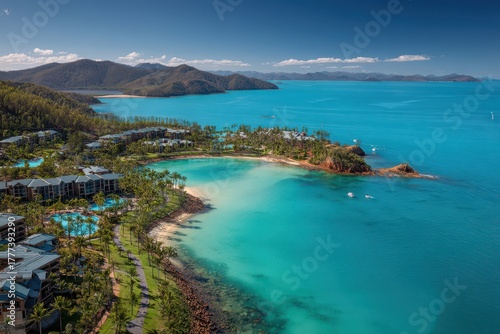 Hamilton Island Queensland. Top Tourist Destination in Australia Great Barrier Reef. Tropical Island Resort Diving and Scuba Adventure