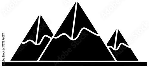 snow illustration mountain silhouette landscape logo nature icon winter outline travel blue alpine sky mountains panorama scenic cold ice shape women vector graphic background