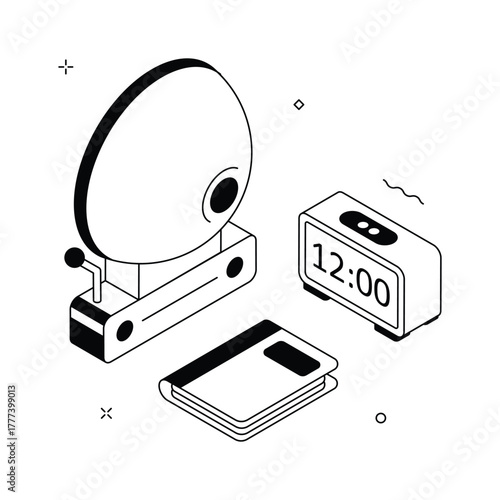 School timeout illustration representing classroom break and time tracking