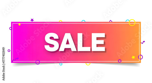 Sale, Exciting sale announcement banner with for business promotions.