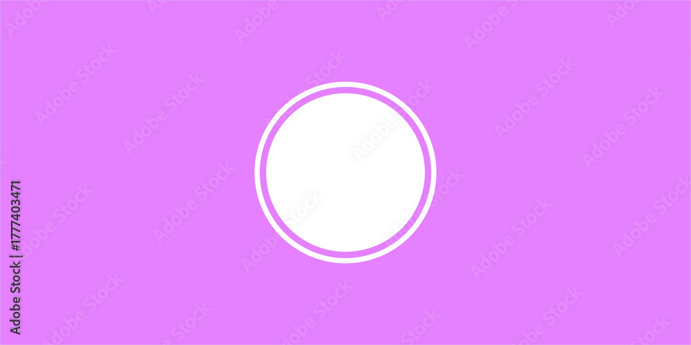 Obraz premium Minimal Purple Circle Background