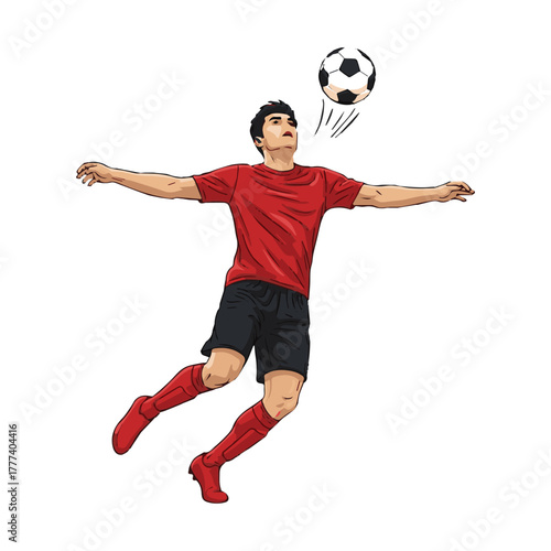 football player kicking ball