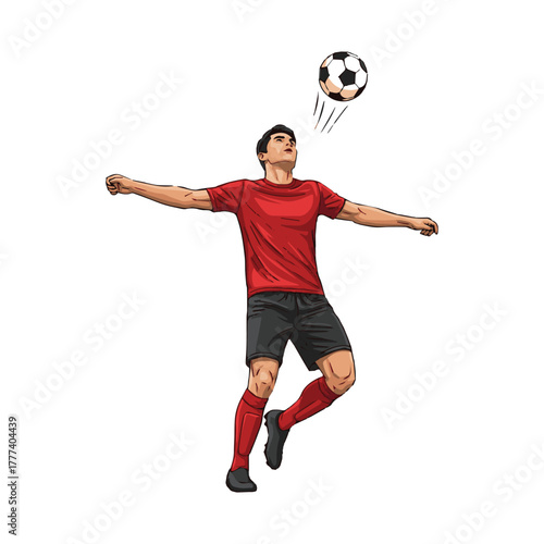 football player kicking ball