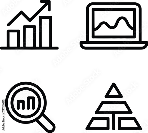 Business Financial Report Graph Chart Statistics