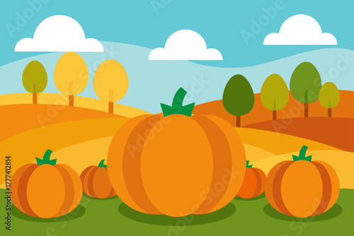 Pumpkin Patch Scene