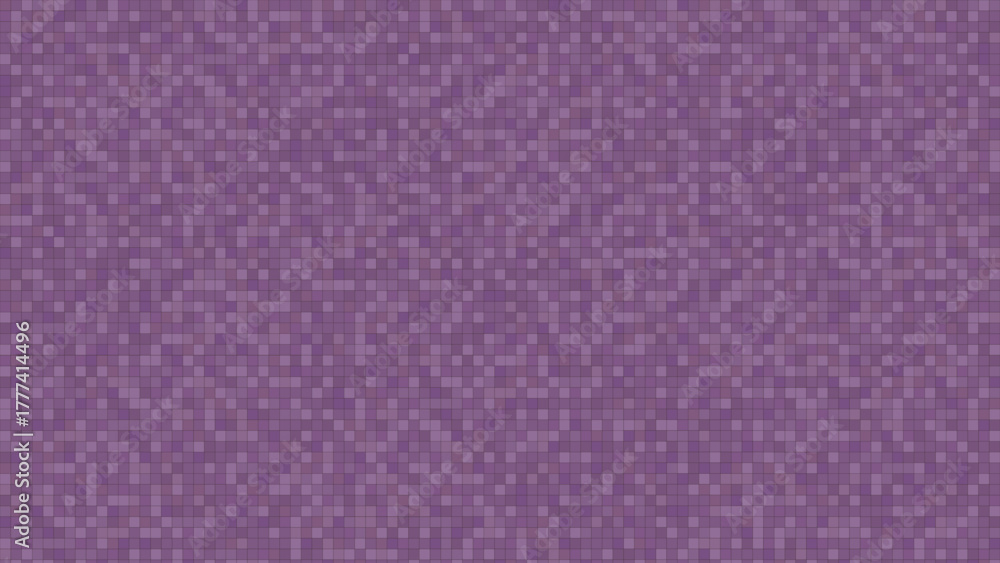 Fototapeta premium Abstract Purple Pixelated Background with Varying Shades of Purple