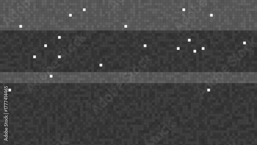 Abstract Grey Pixelated Background with Varying Shades of Grey