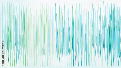水彩ブラシストローク　縦ストライプ柄　背景画像
