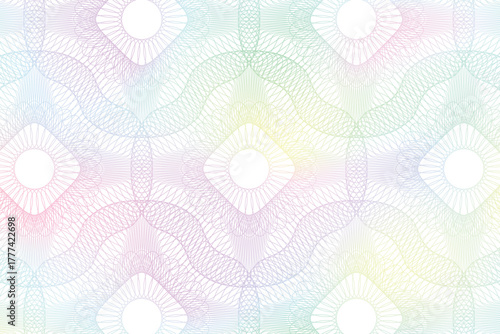 Detailed abstract pattern with subtle money like texture and vibrant color gradients