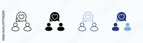 Wedding Vow Icon Sheet Multiple Style Collection Isolated Vector