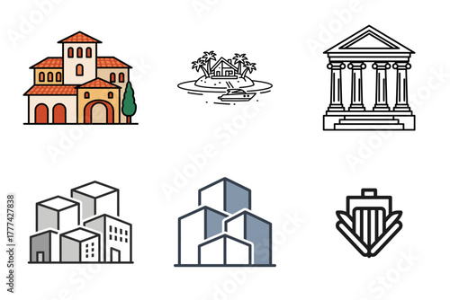 Skincare and Beauty Line Icons Set. Natural cosmetic products, vitamin C serum, facial treatment, acne solutions, healthy glowing skin care routine symbols.