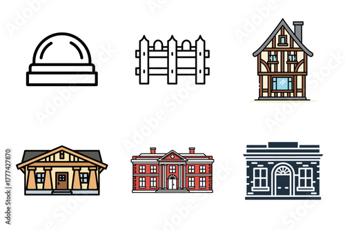 Beauty, Wellness & Self-Care Service Icons: Massage, Barber, Spa, Pedicure, Hair Styling. Collection of glyph symbols for salon and health industries.