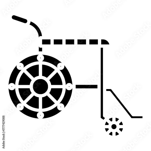 Wheelchair Vector Icon