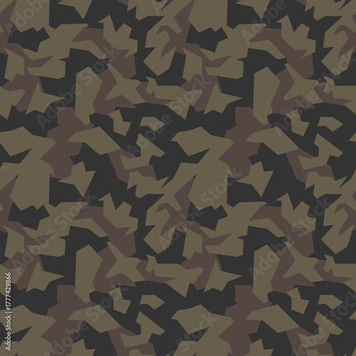 vector camouflage design, army print, seamless pattern