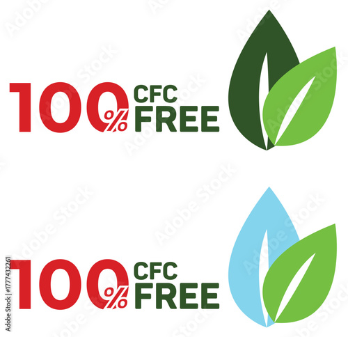 100% CFC Free Eco-Friendly Logo