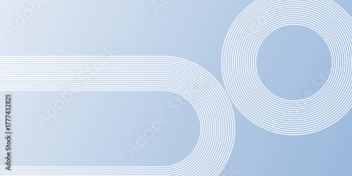 Abstract background with simple and modern curved white lines decoration. Dynamic circle lines design for covers, banners, presentations and certificates. VOL. 2