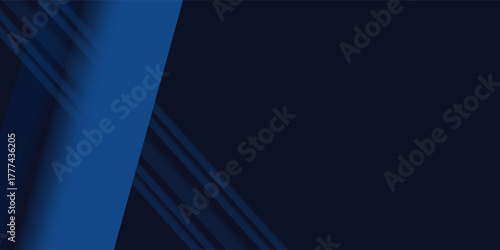 Dark blue modern business abstract background. Vector illustration design for presentation, banner, cover, web, flyer, card, poster, wallpaper, texture, slide, magazine, and powerpoint
