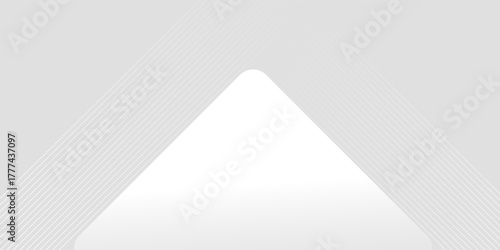 background design with diagonal line pattern in grey colour. Vector white horizontal template for business banner, formal invitation backdrop, luxury.