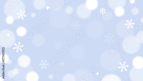 Fotografie 雪 冬 幻想的 かわいい パステル VTuber 配信 サムネイル バナー デザイン 背景 イラスト ラムネマテリアル