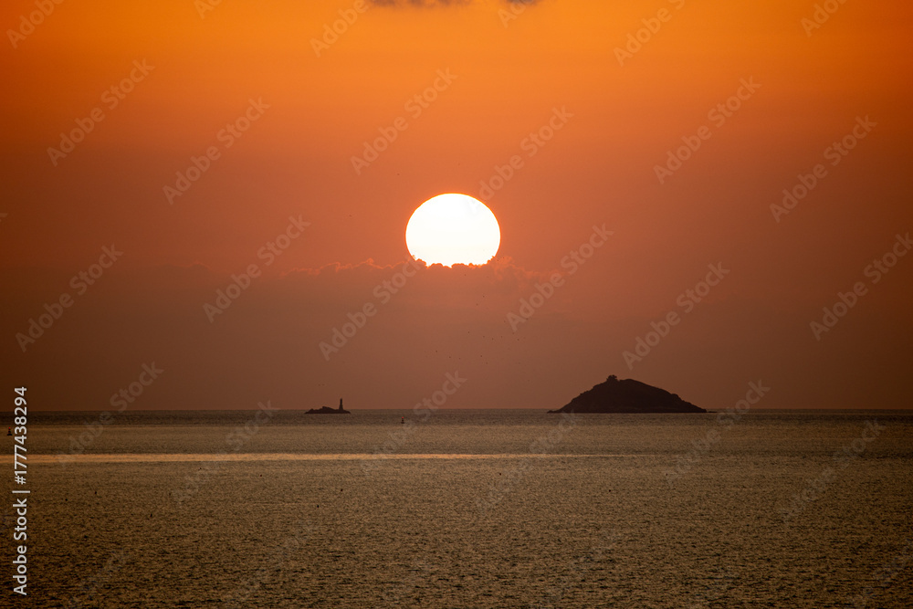 Fototapeta premium sunset on the sea