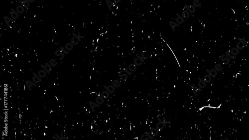 Dust vintage real hard 8 mm film scratches, Video Effect. Animated stop motion scribbly scratched noise texture background and overlay, 4K infinite loop stock video