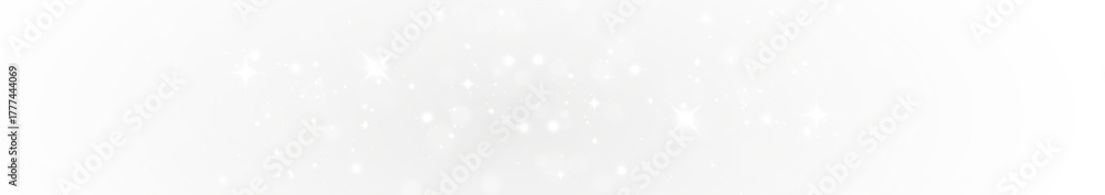 Fototapeta premium Glowing sparkle magic dust glitter softly drifting through transparent air. 