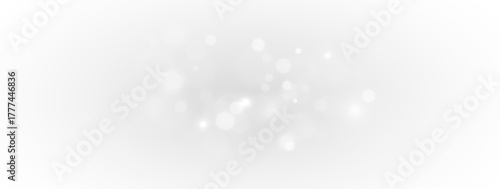 Dust sparkle glow trail illuminated softly by background starlight motion.
