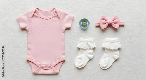 Baby Girls Clothes Flat Lay