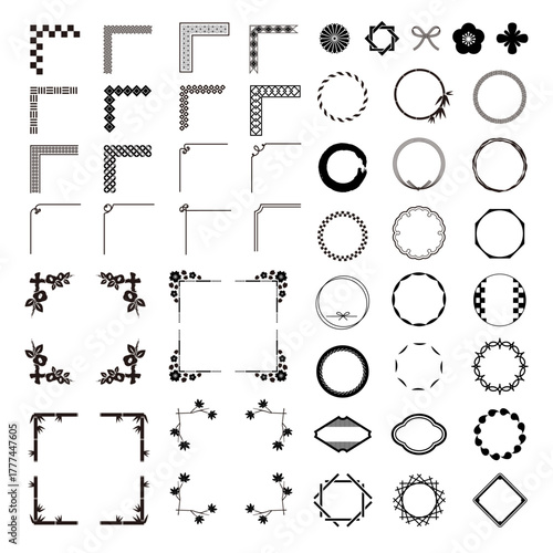 和風フレーム装飾セット