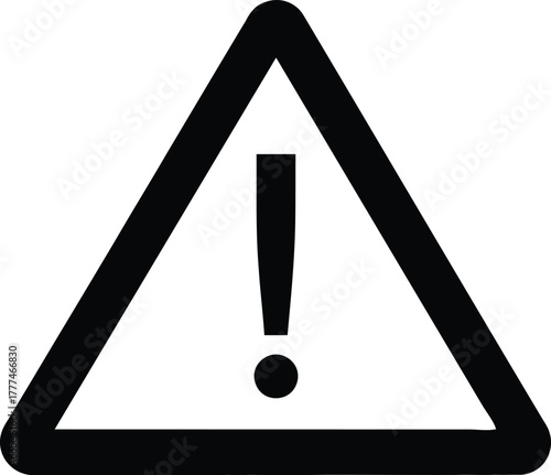Exclamation mark in triangle