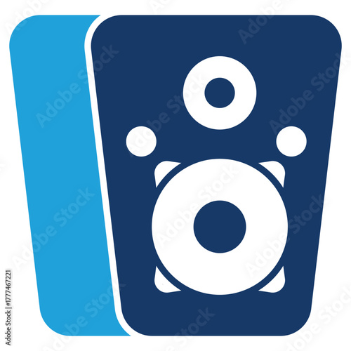 Speaker Icon for Sound Output and Multimedia Audio Device
