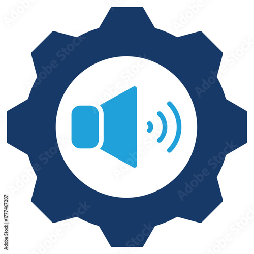 Audio Settings Icon for Music Player and Sound Customization