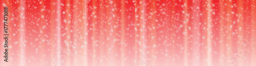 A realistic falling snow overlay on a red gradient festive winter background with snowstorm and bokeh. A modern vector, white overlay with special light effect, for Christmas, New Year holiday design