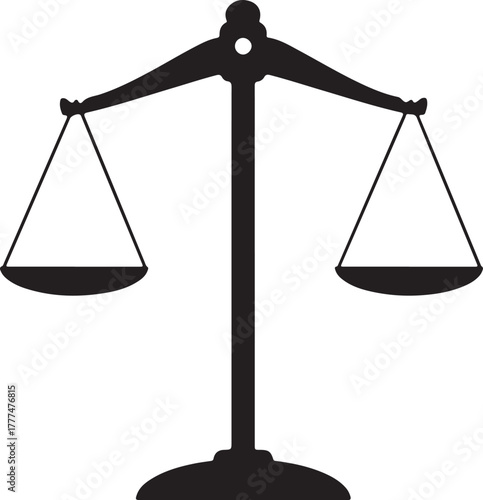 Illustration of a scale isolated on white
