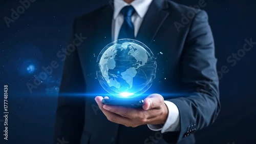 Wallpaper Mural World on Hand. Torontodigital.ca