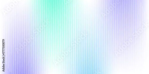 Aesthetic ribbed fractal glass texture. Modern pink, blue and purple gradient pattern. Frosted acrylic surface of door, window, roofs. Wavy striped blurry wallpaper