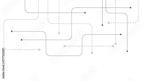 Abstract background with technology circuit board texture. Modern electronic motherboard texture. Creative idea for internet technology. Tech concept for header, web banner, website, presentation.