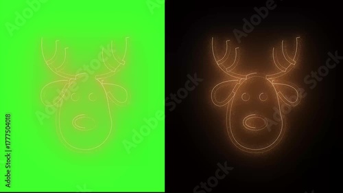 Christmas Golden light colored effect design visual element sign